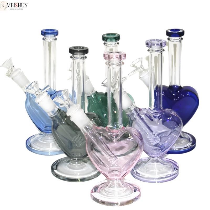 Wholesale love heart Glass Dab Rig