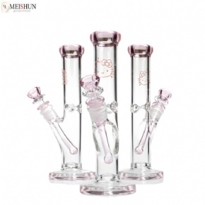Wholesale 10 Inches Straight Tube Hello Kitty Bong