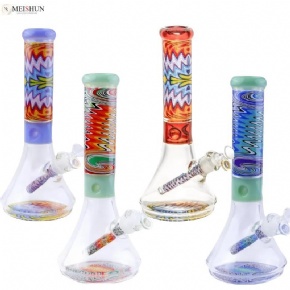 14 Inches Thick Wig Wag Beaker Bong