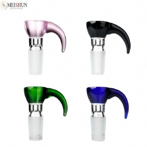 Wholesale Mix Color Horn Handle Cool Bowl For Bong