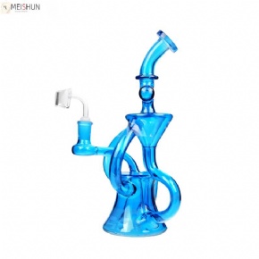 Wholesale Fluorescent Color Klein Recycler Bong