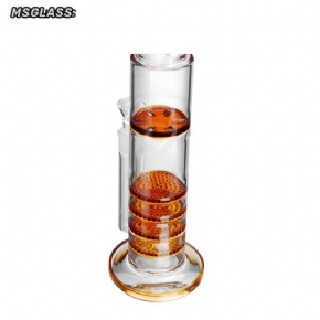 Wholesale 18 Inches Honeycomb & Turbine Perc Glass Bong