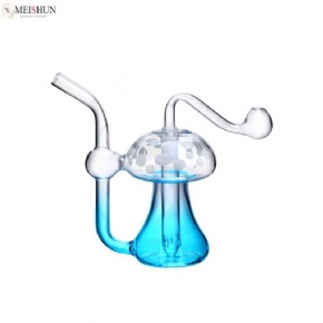Wholesale Colorful Mushroom Glass Oil Burner Bubbler