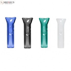 Wholesale Colorful Flat-mouth Glass Filter Tips