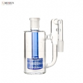 Wholesale 90 Degrees Glass Ash Catcher With Showerhead Perc