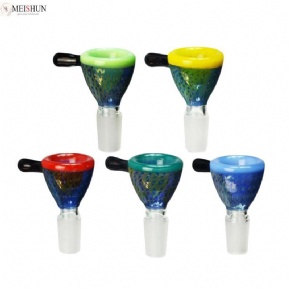 Wholesale Exquisite Peacock Glass Bong Bowl Piece